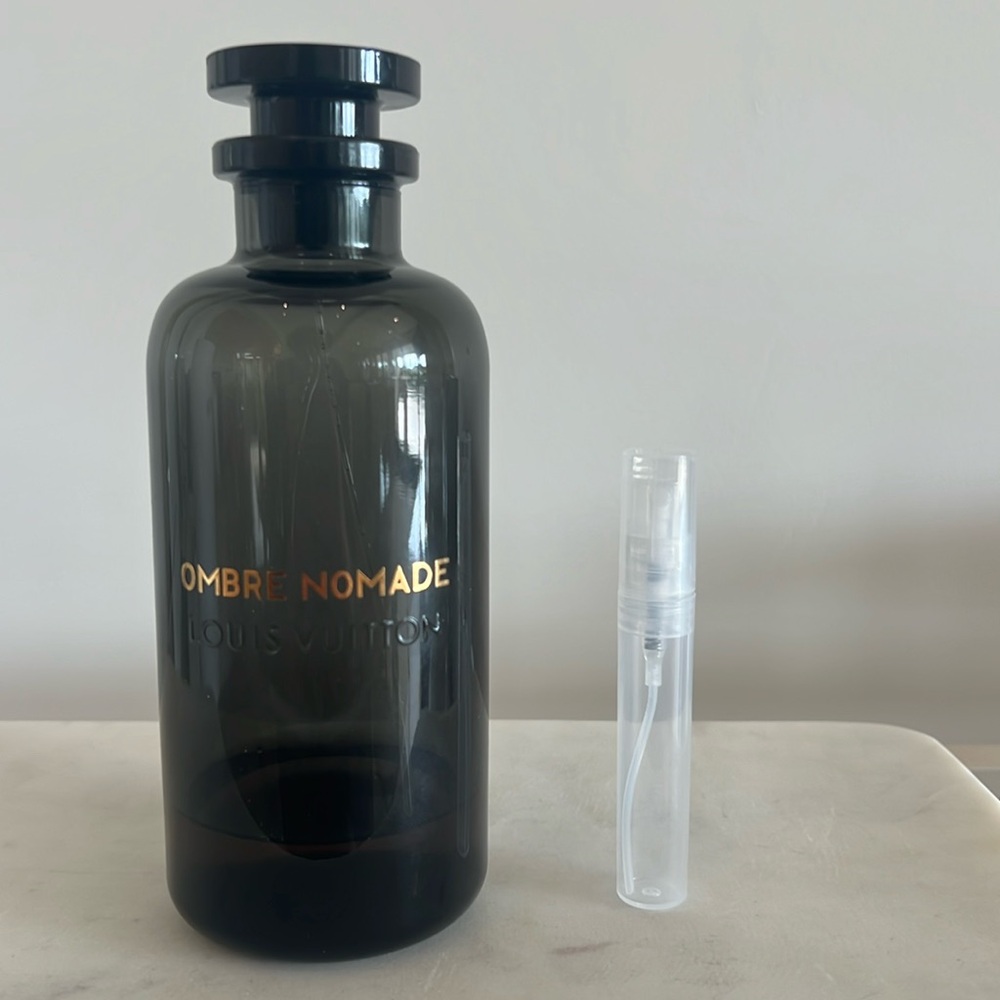 LOUIS VUITTON ombre nomade 5ml in glass travel atomizer cologne sample